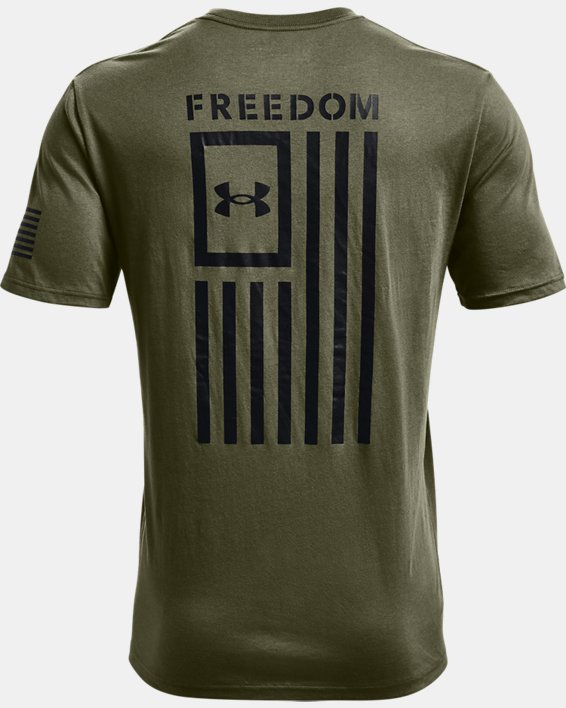 Men's UA Freedom Flag T-Shirt, Green, pdpMainDesktop image number 5